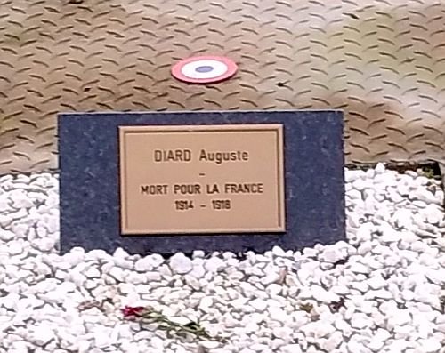 DIARD Auguste Plaque Tombe 2020