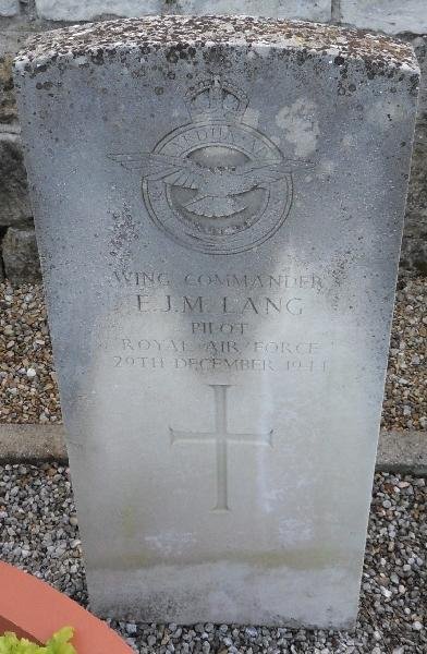 Gonesse - Tombe LANG Edward James Morgan