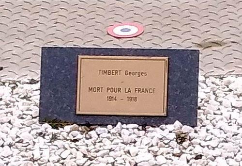 TIMBERT Georges Plaque Tombe 2020